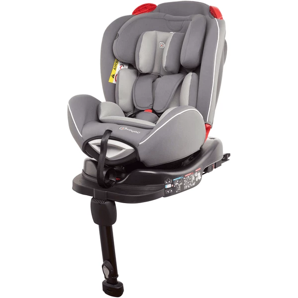 BabyGO Kindersitz Fixleg Rotation 360 Grey 1 BabyGO Kindersitz Fixleg Rotation 360 Grey
